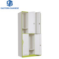 Steel Furniture 6 Door Metal Cloth Wardrobe Changing Room Locker